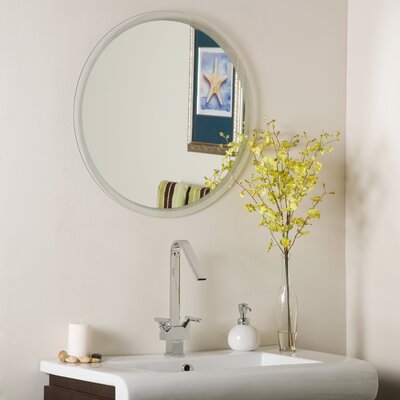 Decor Wonderland SSM440 Large Round Frameless Bathroom Mirror