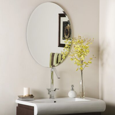 Decor Wonderland - SSM2228 - Odelia - Oval Beveled Frameless Wall Mirror
