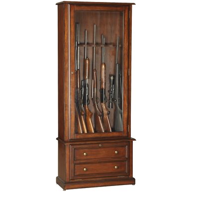 American Furniture Classics Classic 8 Gun Cabinet Brown