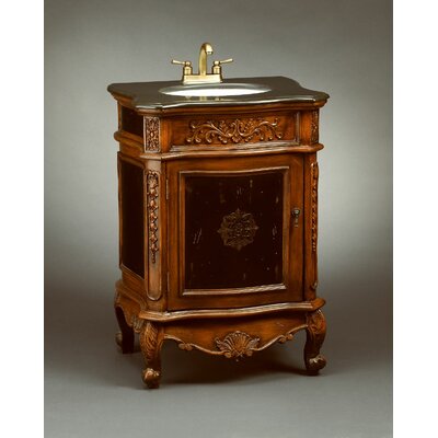 AA Importing Antique Style Vanity in Medium Brown
