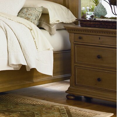 Down Home Nightstand in Distressed Oatmeal Finish