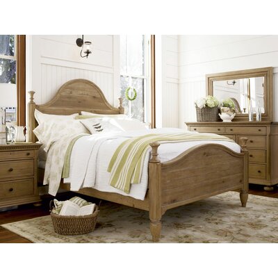 Down Home Bedroom Set in Distressed Oatmeal Finish