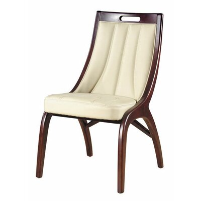Barrel Side Chair (Set of 2) Upholstery: Cream
