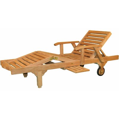 Outdoor Wood Chaise Lounge | Wayfair