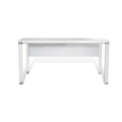 Pure Office Work Writing Desk - Laminate Finish: White Lacquer