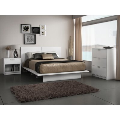 Queen Bedroom Furniture on Stellar Home Eva Queen Bedroom Set In Pure