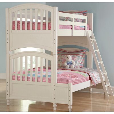 Pawsitively Yours Twin Over Full Bunk Bed in Vanilla