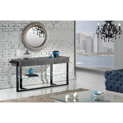 Furnitech 64 in. Multi-Functional Contemporary Console Table