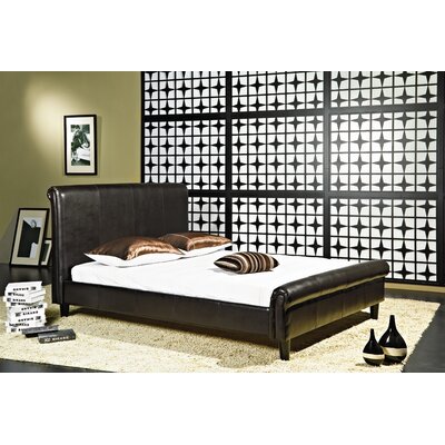 Abbyson Living Lexington Dark Brown Bi-cast Leather Queen-size Bed