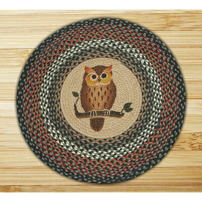 Owl Novelty Rug Size: 27 x 27