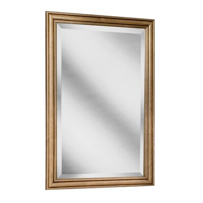 Coastal Collection Heritage Series 24 x 33 Maple Framed Mirror in Ginger Glaze Finish