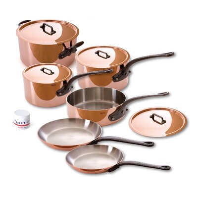  Mauviel Copper M'150C 10 Piece Cookware Set 