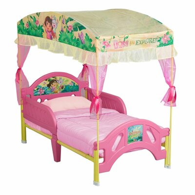 Girl Canopy Bedroom Sets on Dora The Explorer Toddler Bed With Canopy