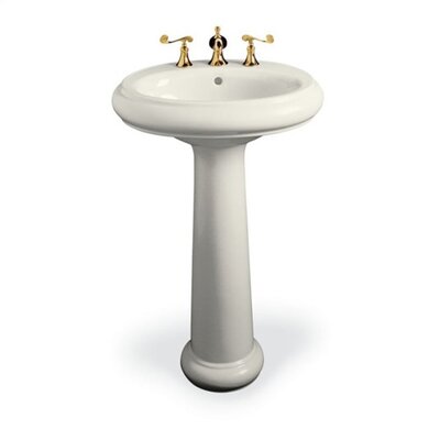 KOHLER Revival Pedestal Combo Bathroom Sink in White 2013-1-0