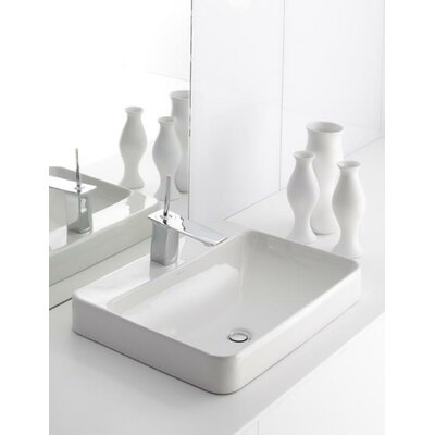Kohler Sink Faucets on Kohler Vox Rectangular Vessel Sink With Faucet Deck   Wayfair