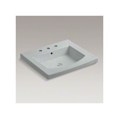 Kohler K-2956-8-95 Persuade Curv Top and Basin Lavatory with 8 Centers, Ice Grey