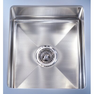 Franke Professional Stainless Steel Single Bowl Undermount Sink, 16 Gauge