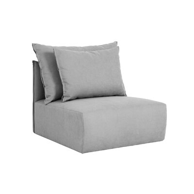 Dune Armless Chair Color: Grey