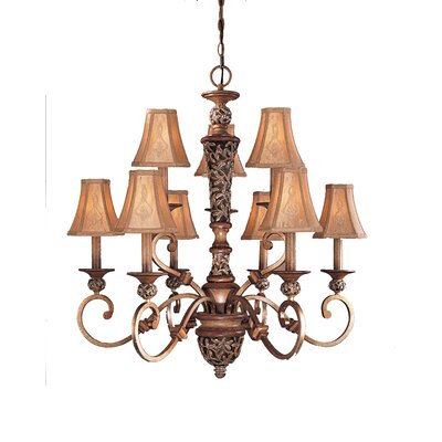 Salon Grand Chandelier with Optional Ceiling Medallion