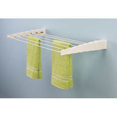 Household Essentials 5003 Telescoping Wall Mount Drying Rack