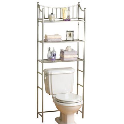 Zenith Products Medina Spacesaver Shelves in Pearl Nickel