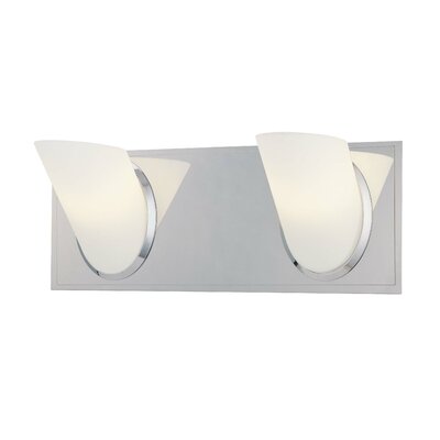 Nuvo Lighting Empire Vanity Light with Frosted White Glass in ...