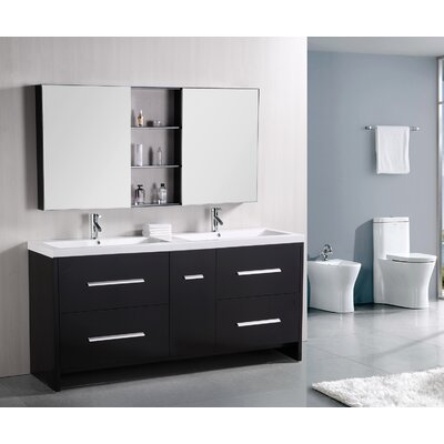 Perfecta 72 Double Sink Vanity Set