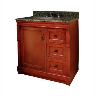 Foremost NACA2421D Naples 24 W x 21 D Vanity Cabinet Only, Warm Cinnamon