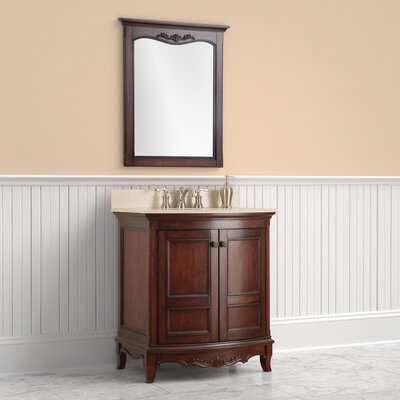 Foremost ASCVT3123 Cherry Astria Astria 31 Bathroom Vanity with Engineered Stone Top ASCVT3123