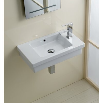 Bissonnet 21100 Area Boutique White Logic 60 Wall-Mounted Sink