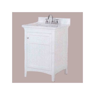 Carrabelle 24, 30 or 36 Bathroom Vanity in Glacier White with Optional Mirror