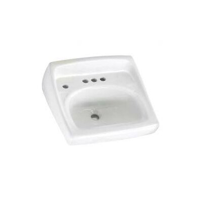 American Standard 0356037.02 Lucerne WallHung Lavatory 8 in. Centers White