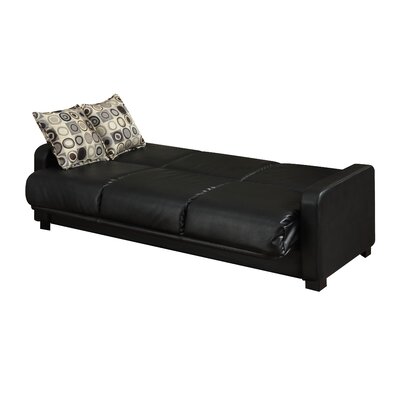 Handy Living Convert-A-Couch Renu Leather Sleeper Sofa