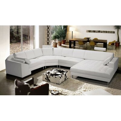 Vacaville Leather Sectional