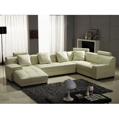 Left Leather Sectional