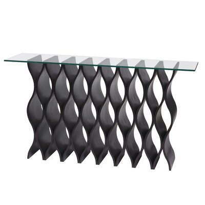 Waffle Console Table