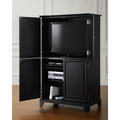 Alexander Entertainment/Office Armoire in Black
