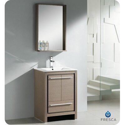 Allier 24 Modern Bathroom Vanity with Mirror
