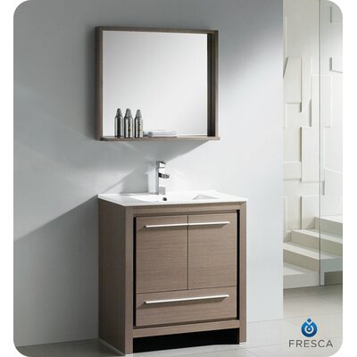 Allier 30 Modern Bathroom Vanity with Mirror