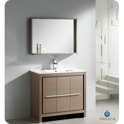 Allier 36 Modern Bathroom Vanity with Mirror