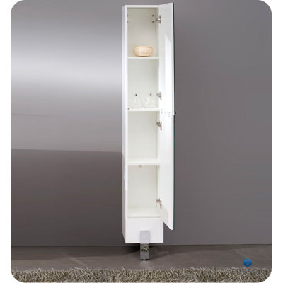 Fresca FST8110MR Adour 75 Freestanding Bathroom Linen Cabinet in Mirror