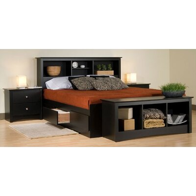 Piece Bedroom Furniture Sets on Black Sonoma Captain S 5 Piece Platform Bedroom Set