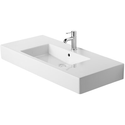 Vero Furniture 43 Bathroom Sink in White Alpin