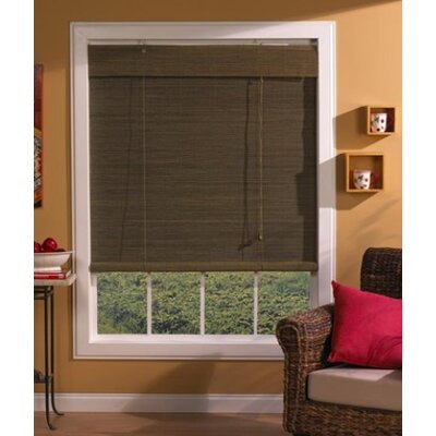 Radiance Imperial Matchstick Bamboo Roll-Up Blind with 6 Valance in Willow