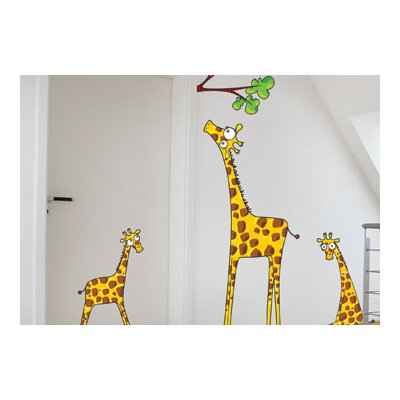 Giraffe Luggage  on Adzif Ludo Madam Giraffe Wall Decal   Allmodern