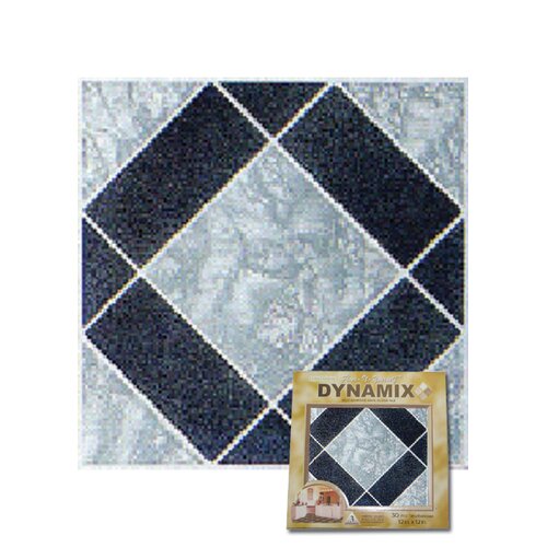 Dynamix Vinyl Black Grey Diamond Floor Tile Set Of 20 On Popscreen