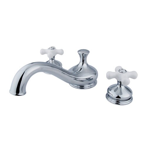 Elements of Design Double Handle Deck Mount Roman Tub Faucet Trim