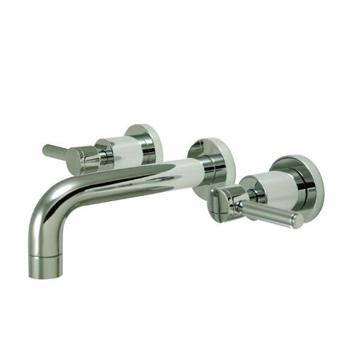 Elements of Design Tampa Wall Mounted Sink Faucet with Double Lever