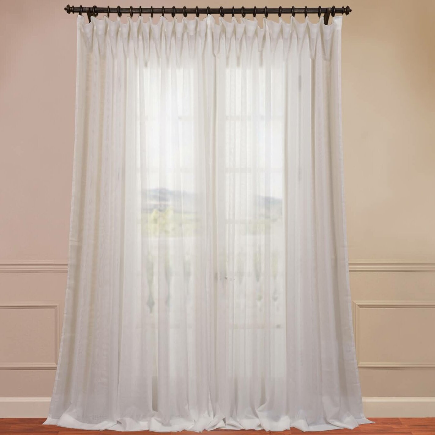 Curtains For Slider Doors White Sheer Curtain Panels
