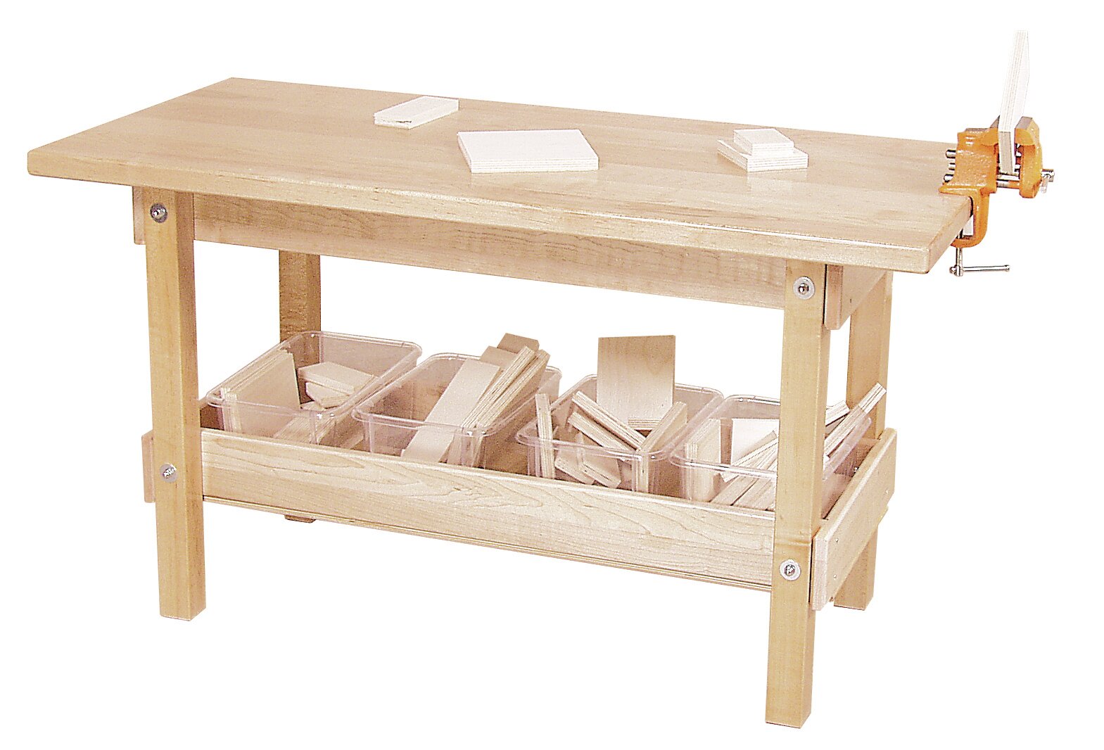 Wood Designs Workbench With Tray | eBay